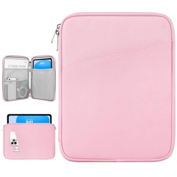 Dadanism Bolsa de transporte para tablet de 9 a 11 polegadas para iPad (A16) 11ª geração de 11 polegadas, iPad 10ª geração 11 polegadas Air 5/4, i-Pad Air/Pro 11 polegadas, i-Pad 9/8/7, Galaxy Tab A9+