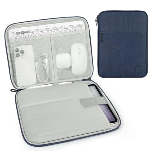 Dadanism Capa acolchoada para tablet de 13 polegadas para iPad Pro 33.0 cm M4 2024, iPad Air 33.0 cm, i Pad Pro 32.8 cm, Galaxy Tab S10+ Plus/S9 FE+/S9+ Plus 31.5 cm, Notável Paper Pro 30.0 cm, Dusty