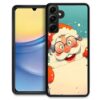 DAIZAG Capa compatível com Samsung Galaxy A15, Natal - Papai Noel feliz antiqueda à prova de arranhões padrão personalizado capa protetora