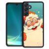DAIZAG Capa compatível com Samsung Galaxy A25 5G, Natal - Feliz Papai Noel, antiqueda, à prova de arranhões, capa protetora com padrão personalizado