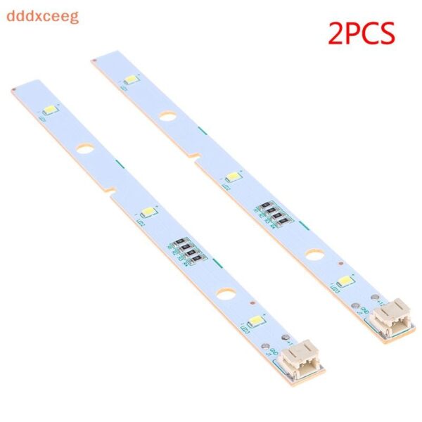 [dddxceeg] 2 Pcs Barra De Luz Do Freezer Faixa LED Para Geladeira RONGSHENG/HISENSE Light E349766 MDDZ-162A 1629348 DC12