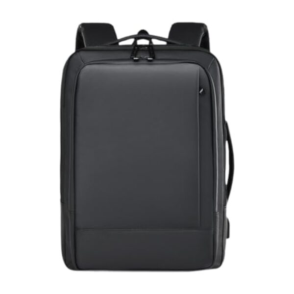 Deevoka Mochila masculina para laptop, bolsa para computador, mochila para pesca no escritório, Preto
