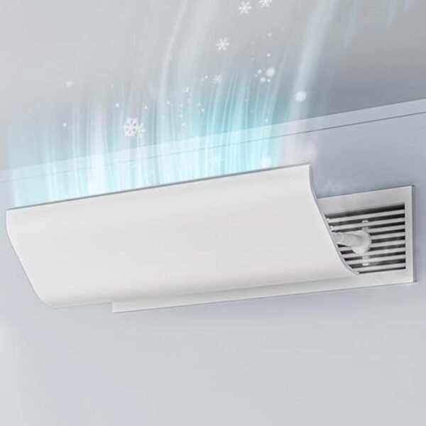 Defletor De Ar Anti-direto Para Registro E Grades De Ar Condicionado Anti-direto Defletor De Ventilação De Ar Condicionado Doméstico Escudo Defletor De Ar Condicionado Domés, Width 20cm, length 120cm