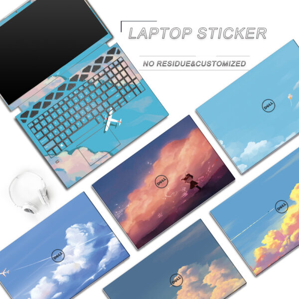 Dell 14 Plus DB14250 Adesivo De Vinil Para Notebook Sem Resíduos Computador Laptop 11/12/13/14/15/16/17 Polegadas Filme