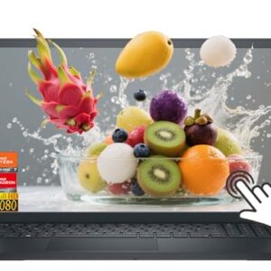 Dell Laptop Inspiron 15 3535 com tela sensível ao toque de 15,6 polegadas FHD (1920 x 1080) IPS, AMD Ryzen 7 7730U de 8 núcleos até 4,5 GHz, 16 GB de RAM 512 GB SSD, placa de vídeo AMD Radeon, leitor