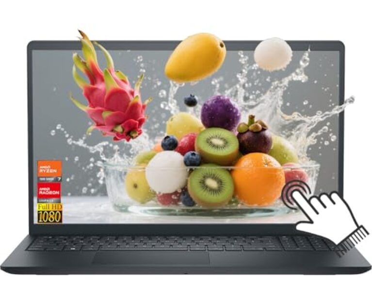 Dell Laptop Inspiron 15 3535 com tela sensível ao toque de 15,6 polegadas FHD (1920 x 1080) IPS, AMD Ryzen 7 7730U de 8 núcleos até 4,5 GHz, 16 GB de RAM 512 GB SSD, placa de vídeo AMD Radeon, leitor