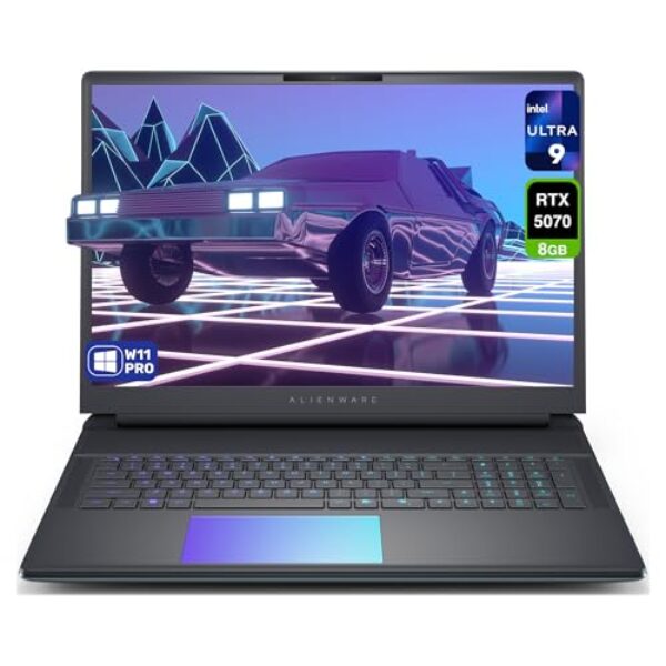 Dell Laptop para jogos Alienware 18 Area 51, Intel Ultra 9-275HX, 64 GB DDR5 RAM, SSD PCIe de 2 TB, QHD+ de 18 polegadas (2560 x 1600) tela 300Hz, Nvidia G-Force RTX 5070, teclado retroiluminado, W11