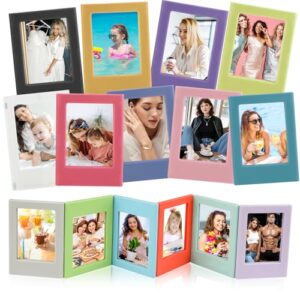 Denwwico Pacote com 15 molduras magnéticas, 2 x 3 mini molduras para geladeira