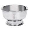 DERNORD Tri Clamp Bowl Reducer Sanitary Fitting Aço Inoxidável 304 (Tamanho da braçadeira tripla: 15 cm x 10 cm)