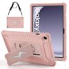 DETUOSI Capa para Samsung Galaxy Tab A9+/A9 Plus 11 polegadas 2024/2023 (SM-X210/X216/X218), capa resistente à prova de choque resistente para Galaxy Tab A9 Plus com suporte e alça de ombro