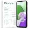 Diacube [Pacote com 3 para Samsung Galaxy A24, protetor de tela fosco antirreflexo [suporta desbloqueio de impressões digitais], antiimpressões digitais, cobertura total, fácil instalação sem bolhas