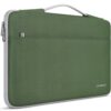 DOMISO Capa protetora para laptop de 17,3 polegadas compatível com HP Pavilion Envy 17/Lenovo IdeaPad/Acer/ASUS/Dell/Alienware/LG Gram, bolsa de computador resistente à água, verde abacate