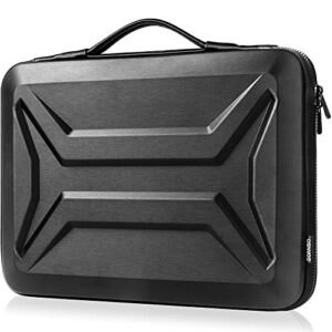DOMISO Capa rígida para laptop de 18 polegadas compatível com laptop gamer ASUS ROG Strix SCAR 18 G18 2025/2024/2023 de 18 polegadas, bolsa para laptop à prova de choque à prova d'água, prata