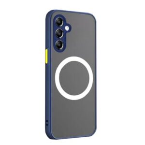 Doowear Capa magnética para Galaxy A24 5G [suporta carregador Magsafe] sem fio, antiarranhões, à prova de choque, fosca, transparente, protetor de lente de câmera, fina e fina para Samsung Galaxy A24