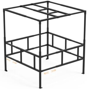 DorBuphan Gaiola de ar condicionado, largura ajustável de 87,6 a 152 cm e alturas de 85 a 152 cm, design antirroubo resistente e reforçado