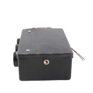 Eacam Aquecedor de Ar de 50 W, Aquecedor Portátil Pequeno para Carro Com 3 Furos, Descongelador de Neve Com Aquecimento Rápido, Aquecimento Automático de Baixo Ruído, para Pés