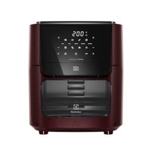 Electrolux Air Fryer Oven Electrolux por Rita Lobo 12L Digital Vermelha Escura Experience 1700W (EAF86) 127V