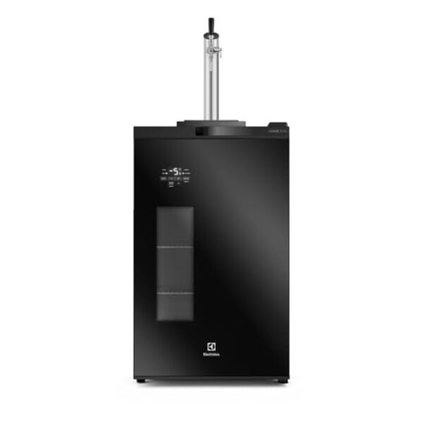Electrolux Cervejeira Home Bar Electrolux Frost Free 100L com Torre de Chopp e Porta de Vidro Preta (EB10C) 220V