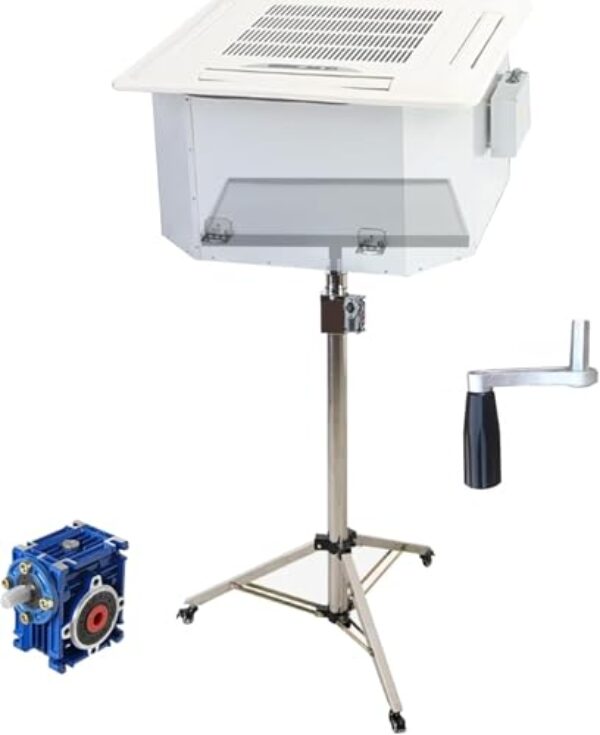 Elevador De Ar Condicionado Portátil Instalação De Gabinete De Suspensão Guindaste 150kg / 330lb Alta Capacidade De Carga Com Bandeja De Metal, 4m