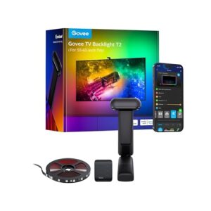 Envisual T2 Backlight para Tv 55 a 65 Polegadas com Câmera Dupla, Rgbic, Sincronização com Tela, Controle por Voz al3x4/Go0gl3, Wi-Fi/Bluetooth, App Home – H605C311