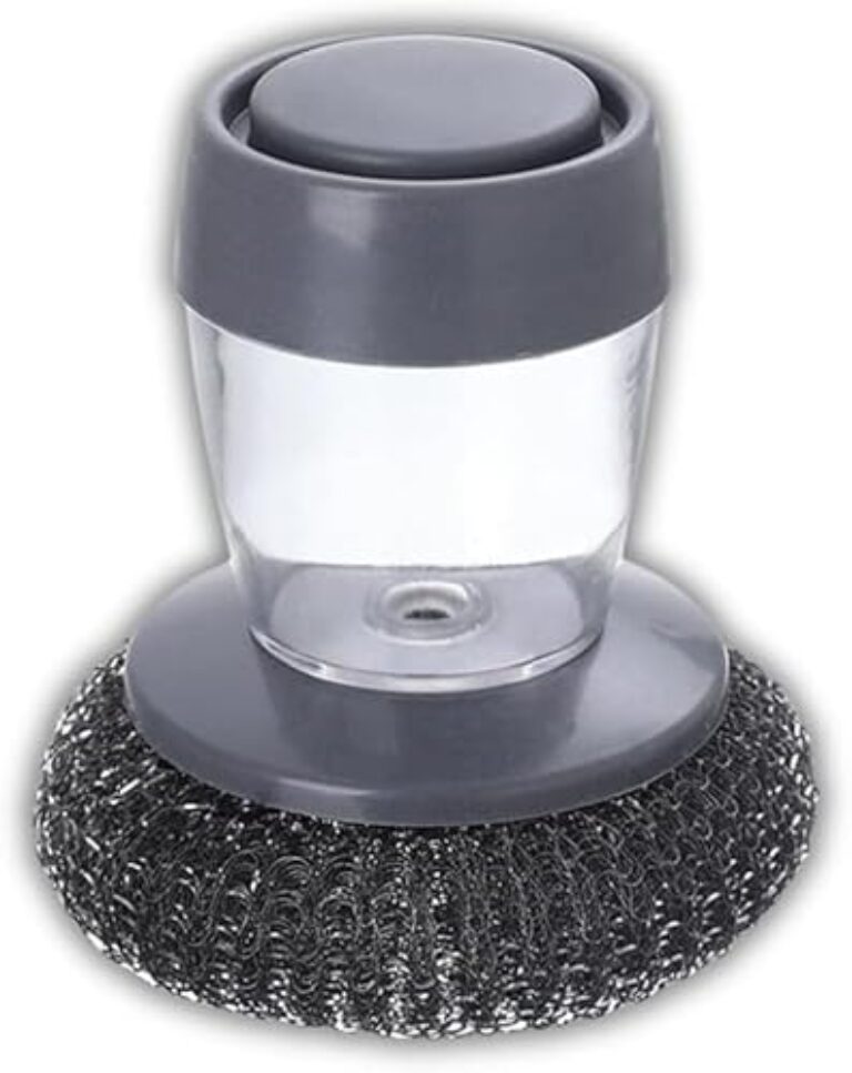 Escova Dispenser Inox Premium – Limpeza Inteligente e Ecológica!