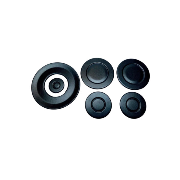 Espalha Chama Preto Fosco Fogão Cooktop Fischer Platinium