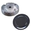Espalhador + difusor queimador fogão cooktop fischer 7,5 cm