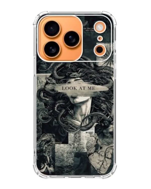 Eurdosmk Dark Academia Capa de telefone compatível com iPhone 17 Pro, capa de telefone vintage mitologia arte para iPhone 17 Pro