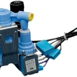 EvertechPRO DA97-07827B Conjunto de válvula de entrada de água – Substituição de qualidade OEM para dispensadores de gelo e água de geladeira Samsung (substitui DA97-07827E, DA62-02219A, PS4175482)