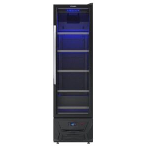 Expositora Cervejeira Venax Blue Light 200 Litros Preto Fosco Expvqcdbl209 127V 32179