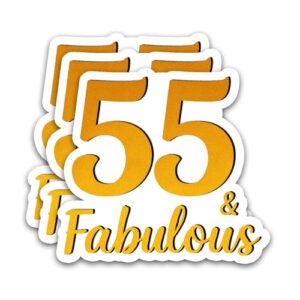 Fabulous Birthday Stickers (55 & Fabulous)