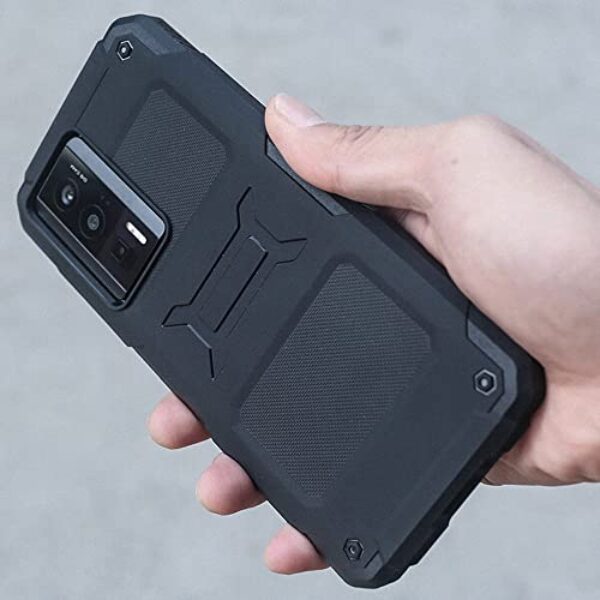 FatBear Capa protetora tática de grau militar para Xiaomi RedMi K60 PRO / K60 Poco F4 GT Redmi K50 Gaming Edition / K50 / K50 PRO / K50 Ultra(para K60 / K60 PRO)