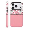 FBHGLOA Capa de telefone para iPhone 17 Pro Max de 6,9 polegadas linda estética patchwork capa protetora à prova de choque para mulheres e meninas