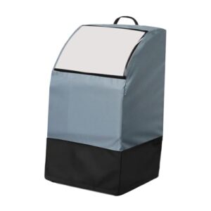 Fenteer Capa para máquina de ar condicionado, resistente, à prova de vento, leve, portátil, para oficina, tecido Oxford com janela