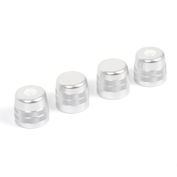 Fgtagtal Tampa de acabamento do botão do ar condicionado do console central compatível com Toyota Land Cruiser 250 Prado J250 LC250 2024 2025, acessórios de alumínio da tampa do interruptor CA da