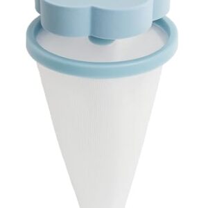 Filtro Coletor de Pelos para Máquina de Lavar Roupas Reutilizável em Tecido com Tela Fina, Fácil de Usar, Remove Fiapos, Cabelos e Sujeiras das Roupas Durante a Lavagem