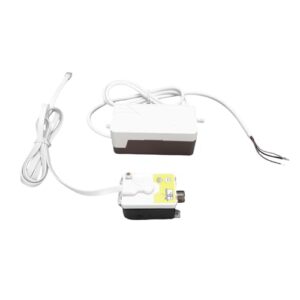 Fockety Mini Bomba de Condensado de HVAC Dividida, Silencioso 24l/h 12m de Cabeça de Ar Condicionado Automático Bomba de Transferência de água Com Tanque de 45 Ml para Sistemas HVAC