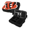 FOCO Lancheira unissex NFL unissex oficialmente licenciada em 2 tons, logotipo grande, cor do time de futebol americano, à prova de vazamento, 5 compartimentos - Cincinnati Bengals