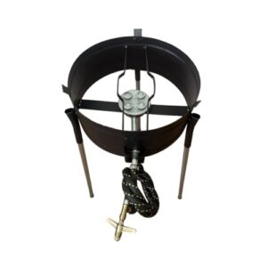 Fogareiro Alta Pressão A Gás Ótimo P/Disco De Arado E Tacho - Fogareiro Industrial para Churrasco, Feijoada e Culinária em Disco, Prático e Rápido