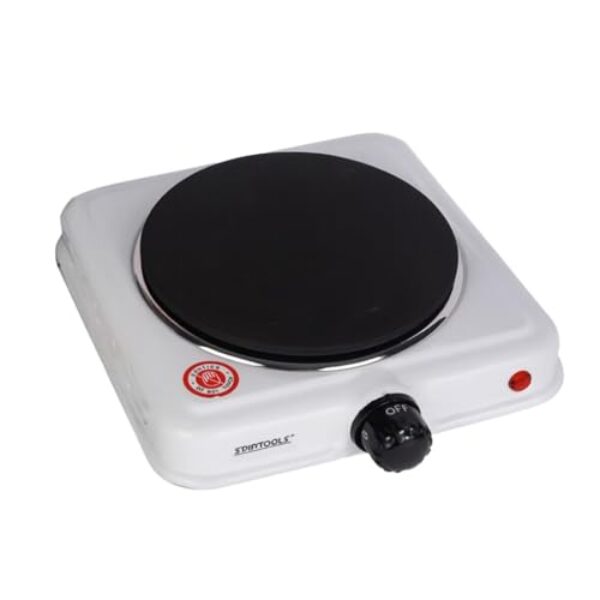 Fogareiro Elétrico de Indução 1 Boca 127V – Branco, Portátil, Compacto, Alta Eficiência Térmica, Ideal para Cozinha, Camping ou Uso Diário