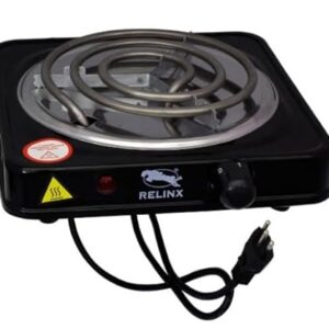 Fogareiro Elétrico Portátil 1000w 1 Boca 220V (PRETO)