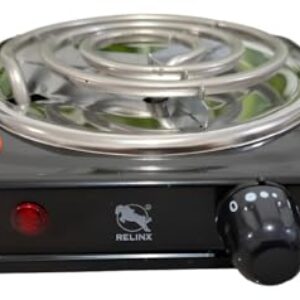 Fogareiro Elétrico Portátil 1000w 1 Boca (PRETO) 127V