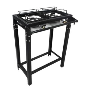 Fogão 2 Bocas Industrial Alta Pressão Preto C/Mangueira