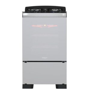 Fogão 4 Bocas Preto com Frente em Vidro Espelhado e Timer Digital Dako Diplomata Glass Grill Style Bivolt