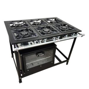 Fogão 6 Bocas Cefaz com Forno Linha Gold Baixa Pressão CFZG-135