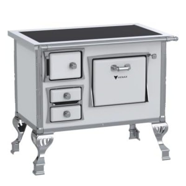 Fogão a Lenha GII N 1 Premium Branco Saida Direita