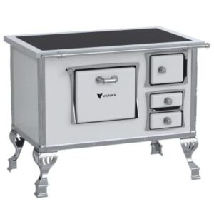 Fogão a Lenha GII N 2 Premium Branco Saida Esquerda