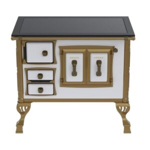 Fogão a Lenha N 1 Colonial Premium Branco Saida Direita