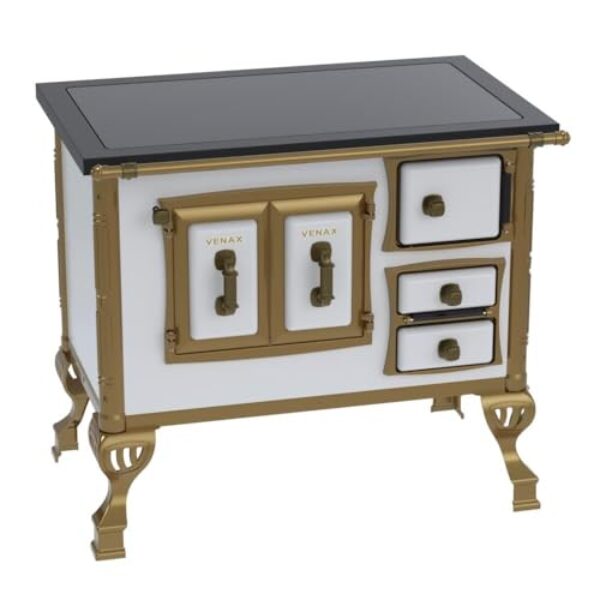 Fogão a Lenha N 1 Colonial Premium Branco Saida Esquerda