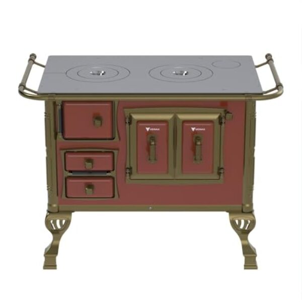 Fogão a Lenha N 1 Colonial Tabaco Sem Tampa Saida Direita